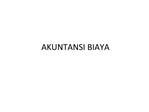 AKUNTANSI BIAYA