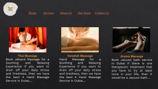 Full Body Massage Spa in Dubai | Jumeirahseasidespa.com