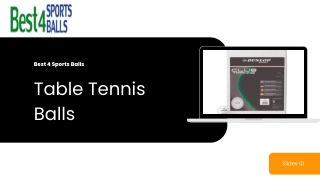 Table Tennis Balls