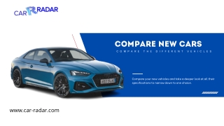 Compare New Cars | Car Radar