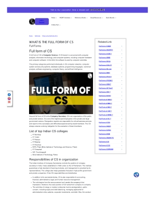 What is the Full Form of CS-PW