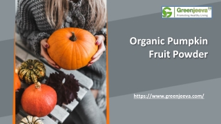 Organic Pumpkin Fruit Powder