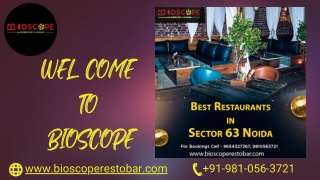 Best Microbrewery in Noida Bioscope bar