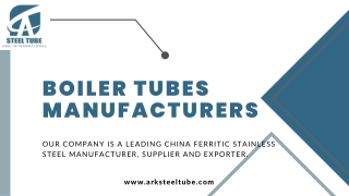 Boiler Tubes Manufacturers