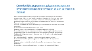 Contact Hotmail Nummer