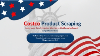 Costco Product Scraping