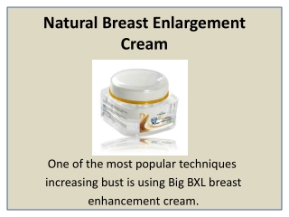 Big BXL Breast Firming and Lifting Cream