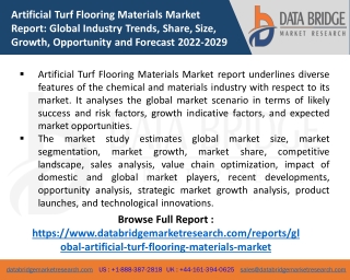 Artificial Turf Flooring Materials Market