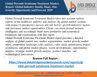 Global Perrault Syndrome Treatment Market size, Scope, Growth Opportunities