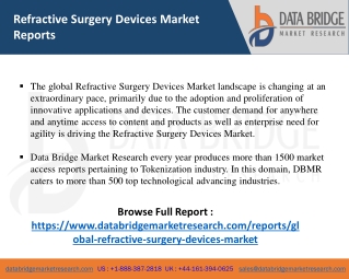 Refractive Surgery Devices Market
