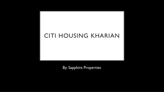 Citi Housing Kharian