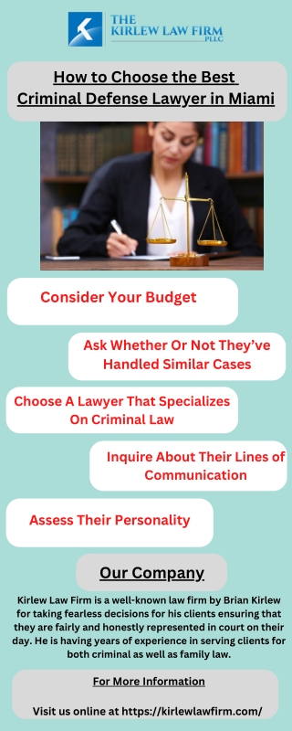 How to Choose the Best  Criminal Defense Lawyer in Miami