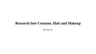 costume makeup