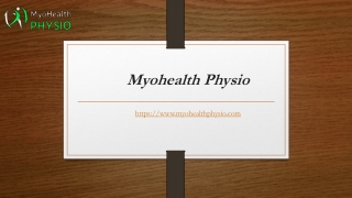 Shoulder Blade Pain | Myohealthphysio.com