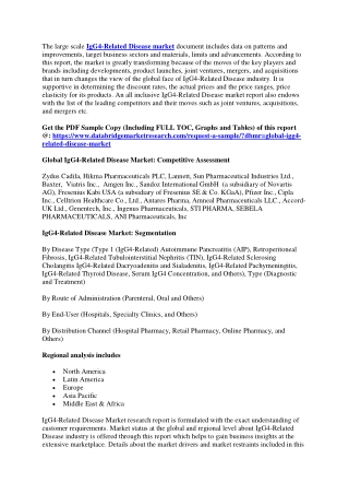 IgG4-Related Disease Market 3