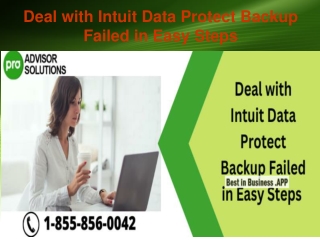 Deal with Intuit Data Protect Backup Failed in Easy Steps