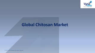 Global Chitosan Market Report Size, Industry Forecast, 2027