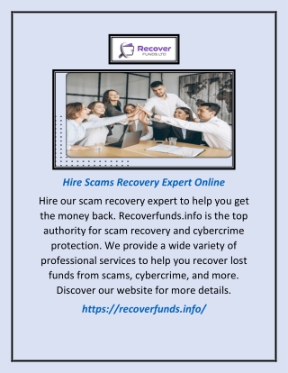 Hire Scams Recovery Expert Online | Recoverfunds.info