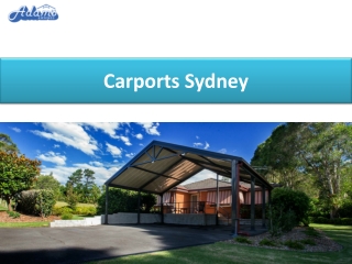 Carports Sydney