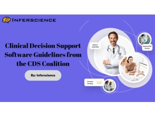 Clinical Decision Support Software Guidelines from the CDS Coalition