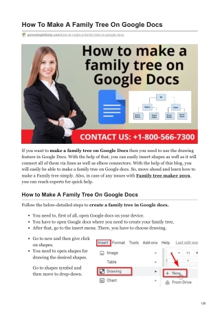 How To Make A Family Tree On Google Docs | Easy Guide [2022]