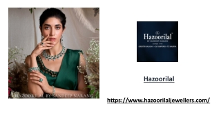 Hazoorilal