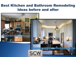 Best Kitchen and Bathroom Remodeling Ideas before and after