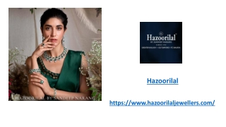 Hazoorilal