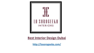 Best Interior Design Dubai