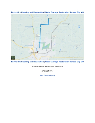 Enviro-Dry Cleaning and Restoration _ Water Damage Restoration Kansas City MO