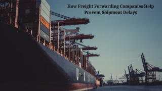 best logistics freight forwarders