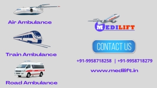 Hire Medilift Air Ambulance in Ranchi and Patna for Hassle-Free Journey