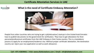 Find Solution for Certificate Attestation Services in UAE