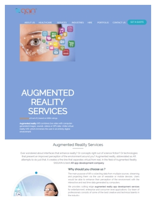 augmented reality service in USA