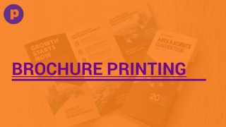 Convenient, Fast & Unmatched | Get Brochure Printing At Nominal Rates | Printo