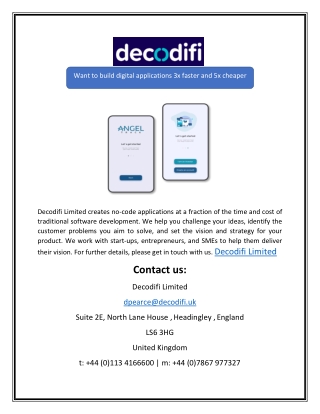 Want to build digital applications 3x faster and 5x cheaper