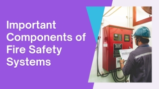 Important Components of Fire Safety Systems