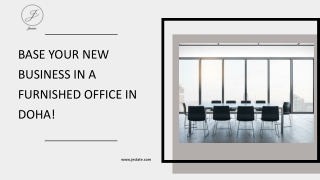 Base Your New Business In A Furnished Office In Doha!