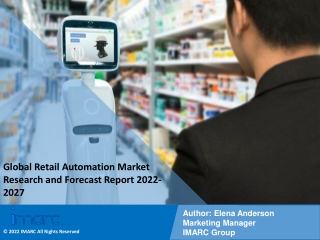 Retail Automation Market PDF: Industry Overview, Growth Rate & Forecast 2022-27