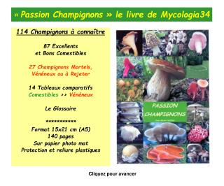 «  Passion Champignons » le livre de Mycologia34