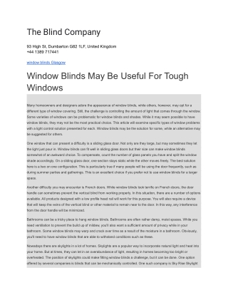 The Blind Company