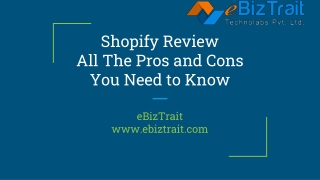 Shopify Review_ All The Pros And Cons You Need To Know