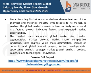 Metal Recycling Market