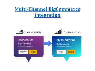 Multi-Channel BigCommerce Integration - OnePatch