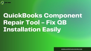 QuickBooks Component Repair Tool - Fix QB Installation Easily