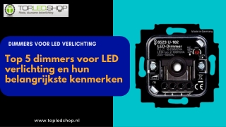 Top 5 Dimmers voor LED Verlichting om te kopen