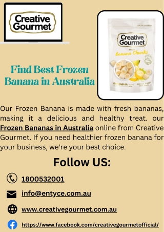 Find Best Frozen Banana in Australia