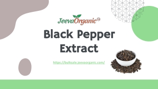 Black Pepper Extract