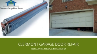 Get Best Garage Door Spring Repair Minneola