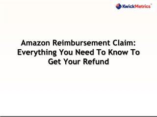 Amazon Reimbursement Claim Everything You Need To Know To Get Your Refund